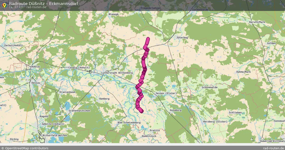 Radtour Düßnitz – Eckmannsdorf