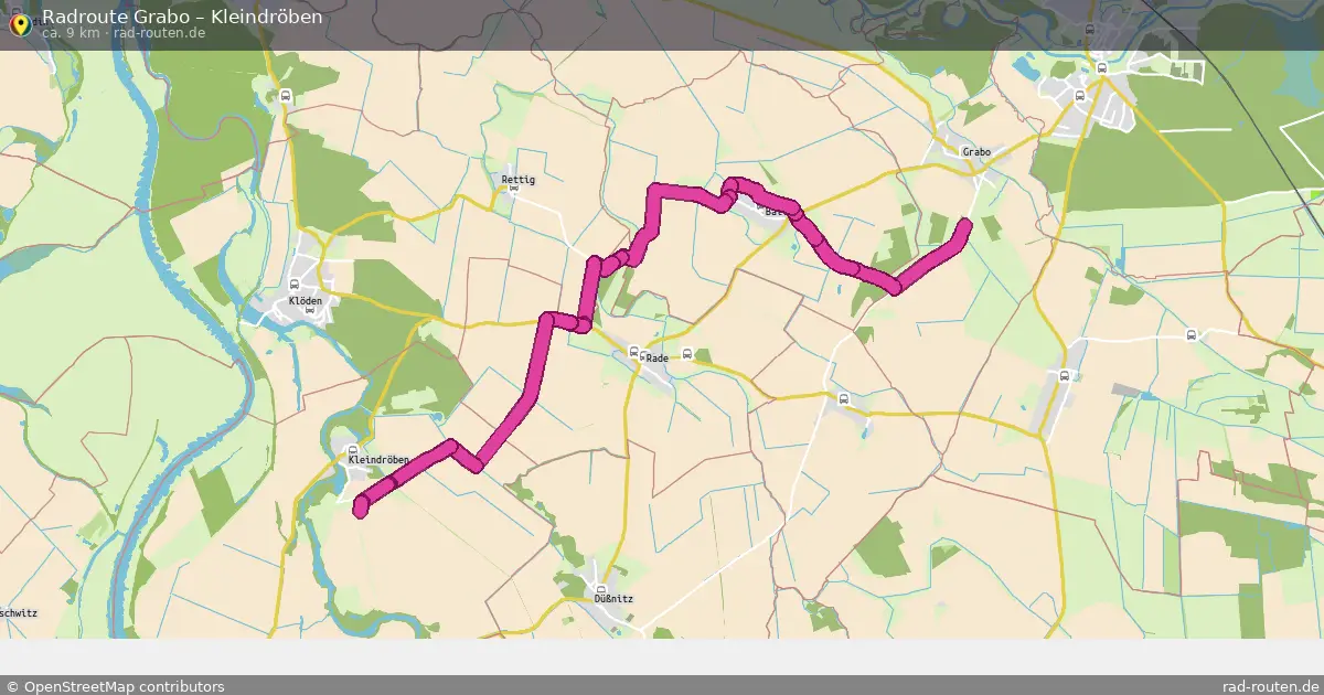 Radtour Grabo – Kleindröben