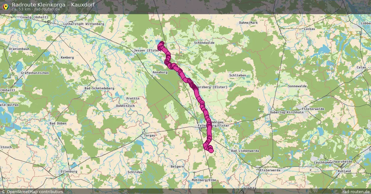 Radtour Kleinkorga – Kauxdorf