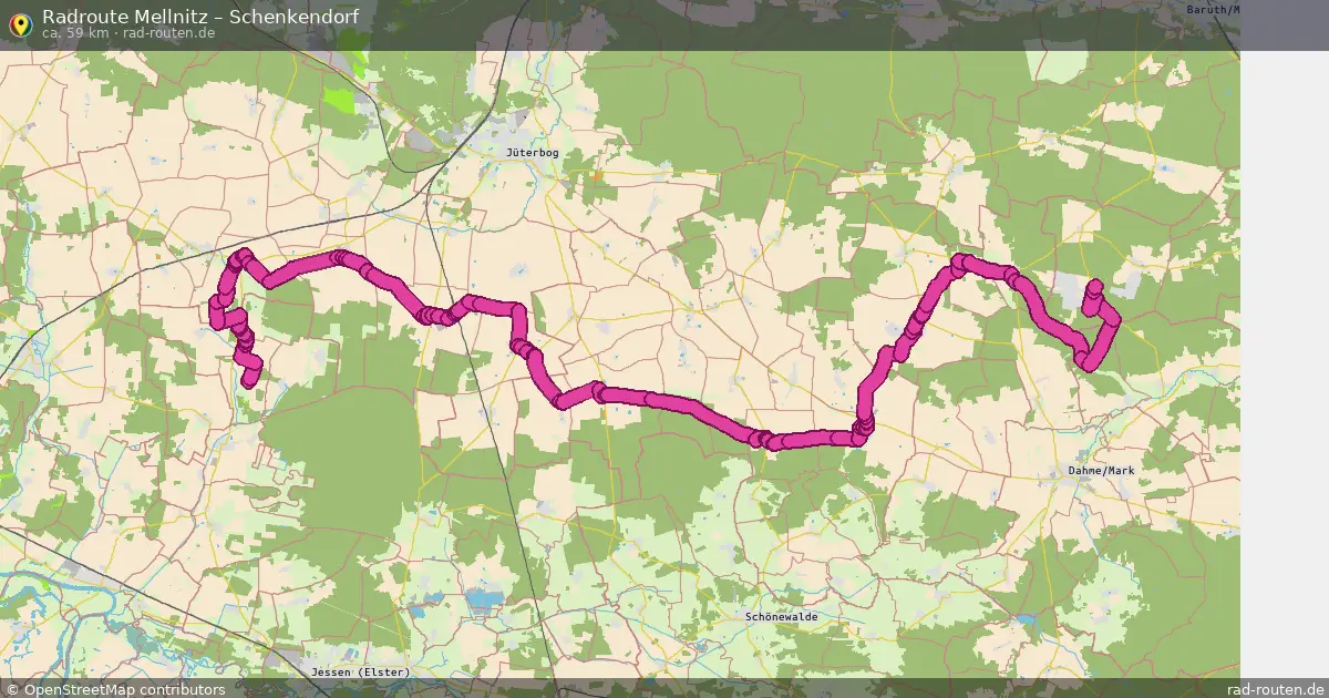 Radtour Mellnitz – Schenkendorf