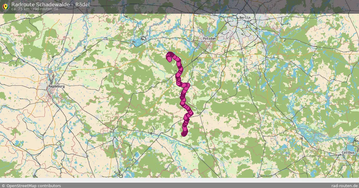 Radtour Schadewalde – Rädel