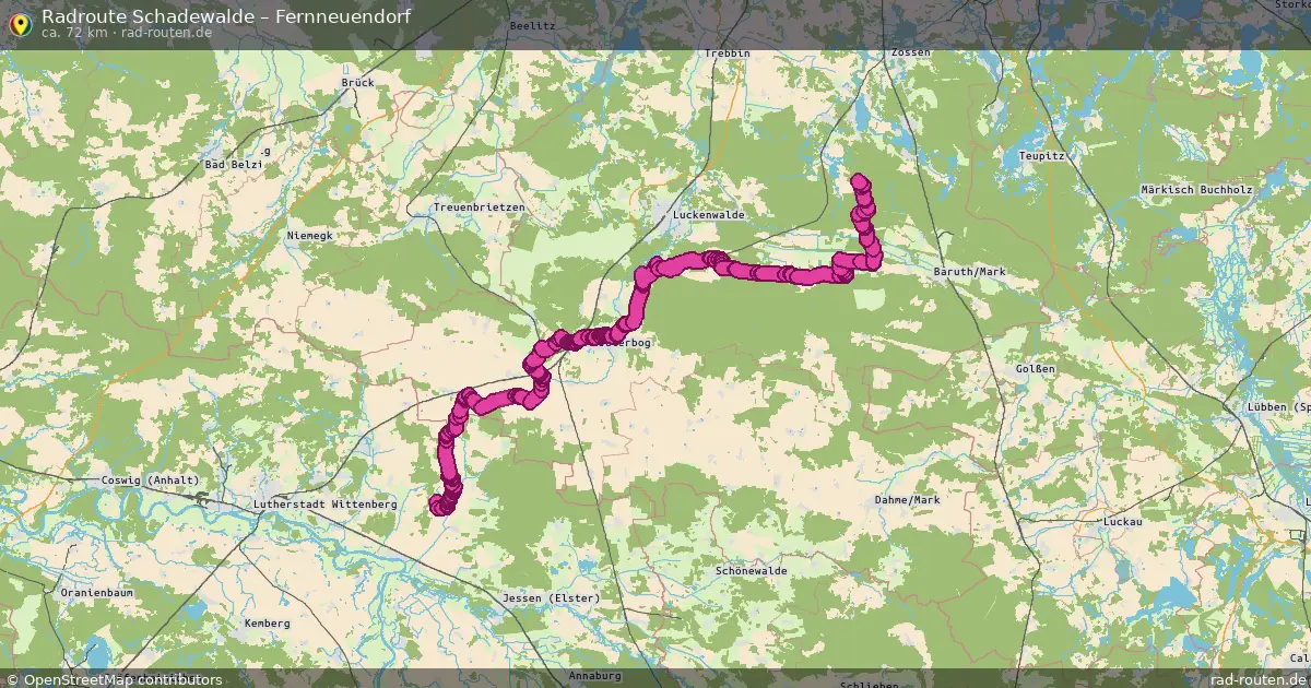 Radtour Schadewalde – Fernneuendorf