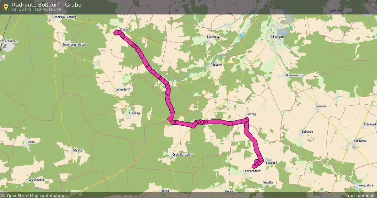 Radtour Boßdorf – Grubo