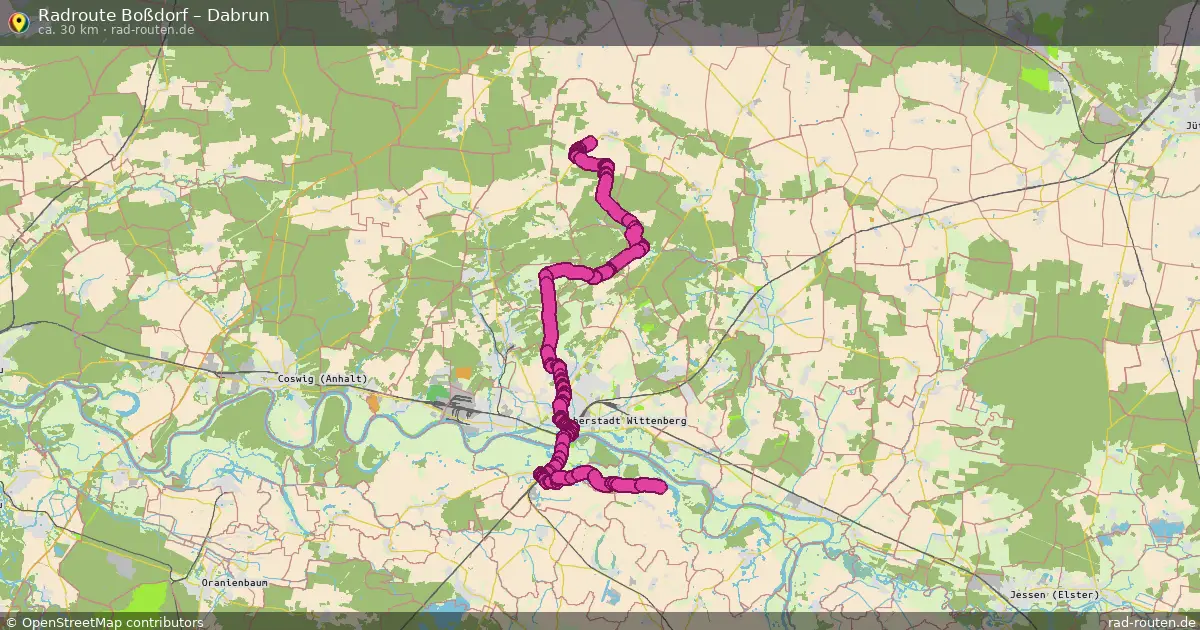 Radtour Boßdorf – Dabrun