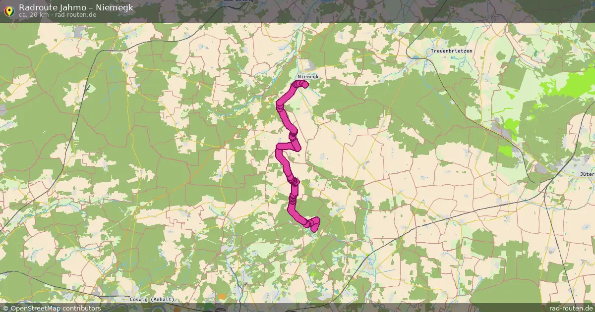 Radtour Jahmo – Niemegk