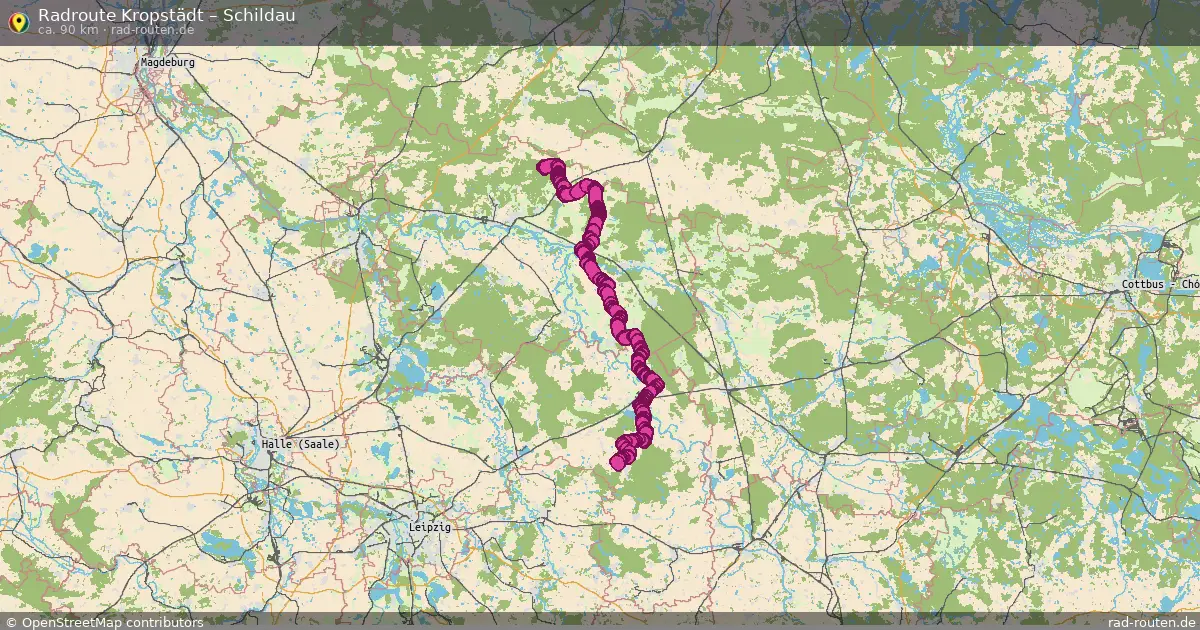 Radtour Kropstädt – Schildau