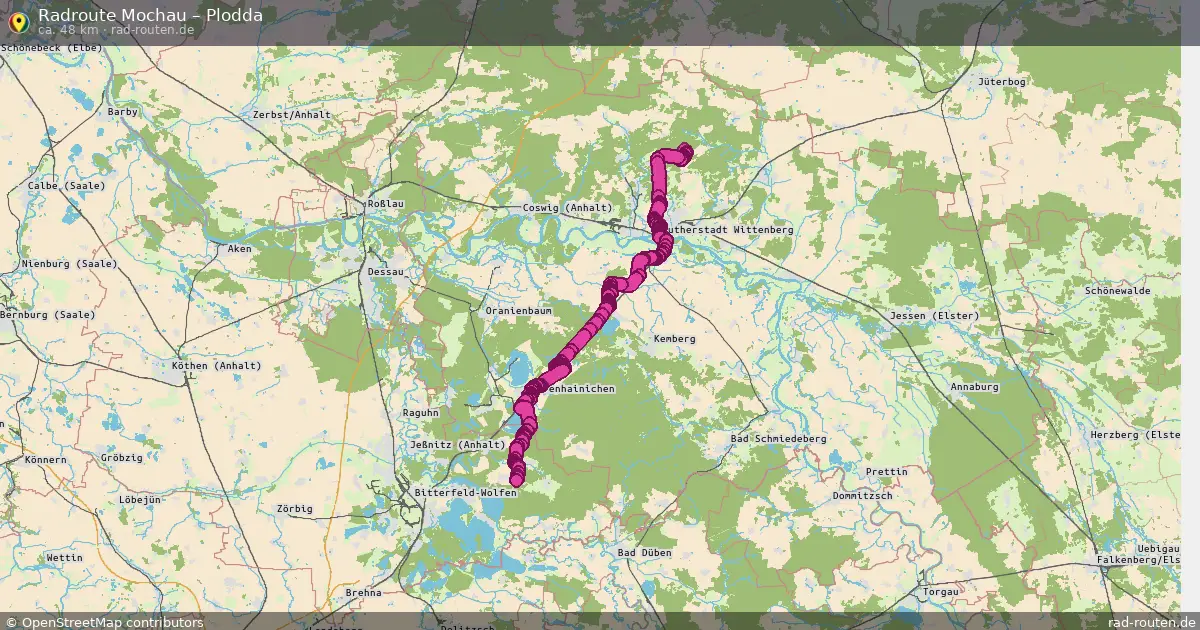 Radtour Mochau – Plodda