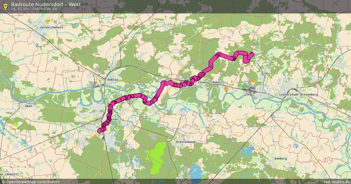Radtour Nudersdorf – West