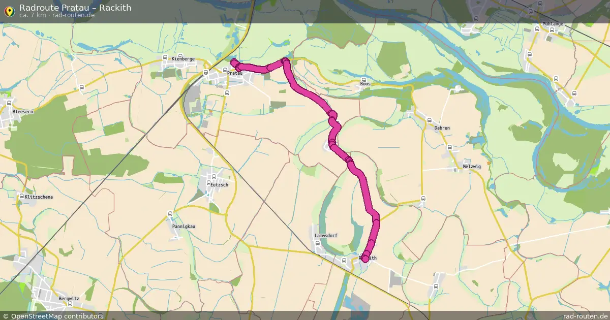 Radtour Pratau – Rackith