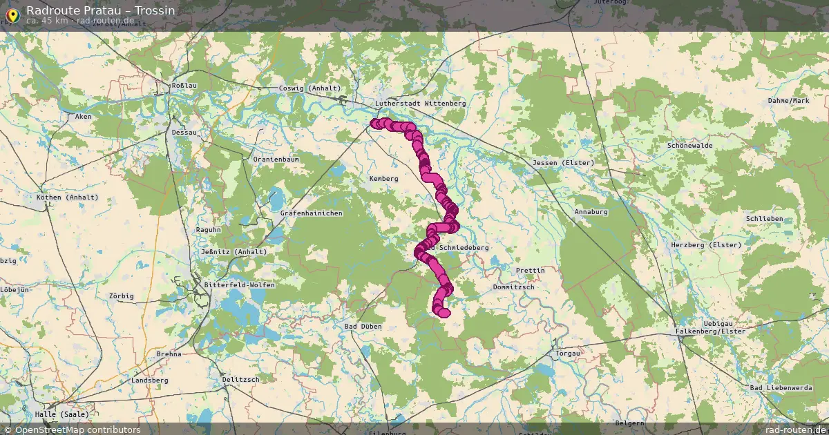 Radtour Pratau – Trossin