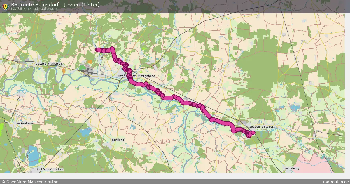 Radtour Reinsdorf – Jessen (Elster)