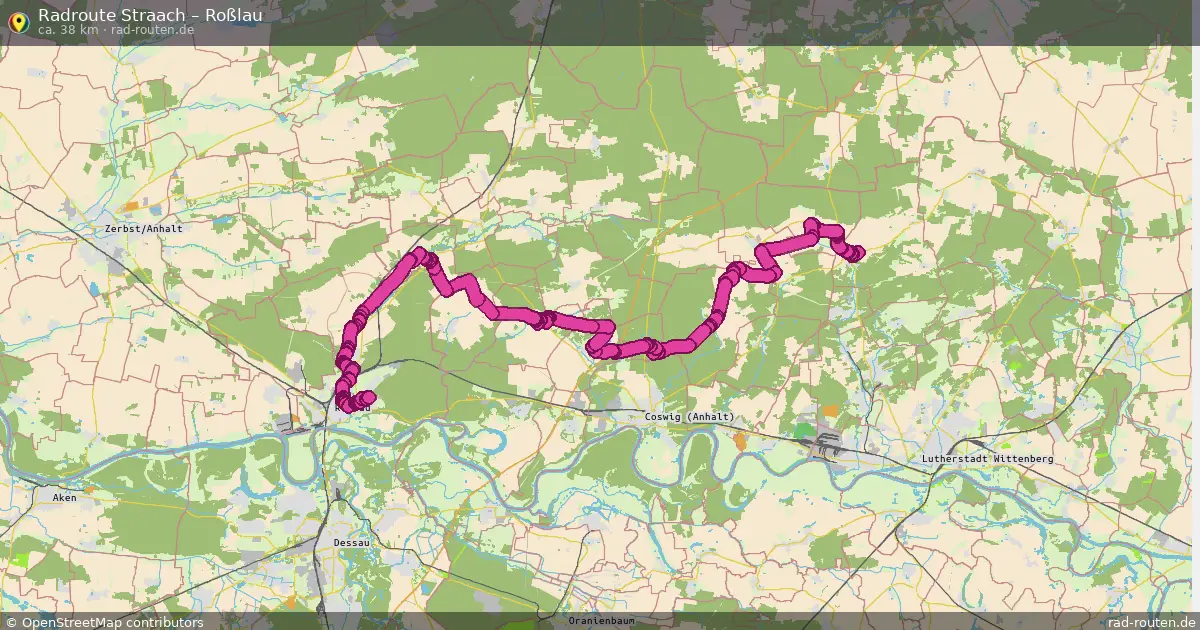 Radtour Straach – Roßlau