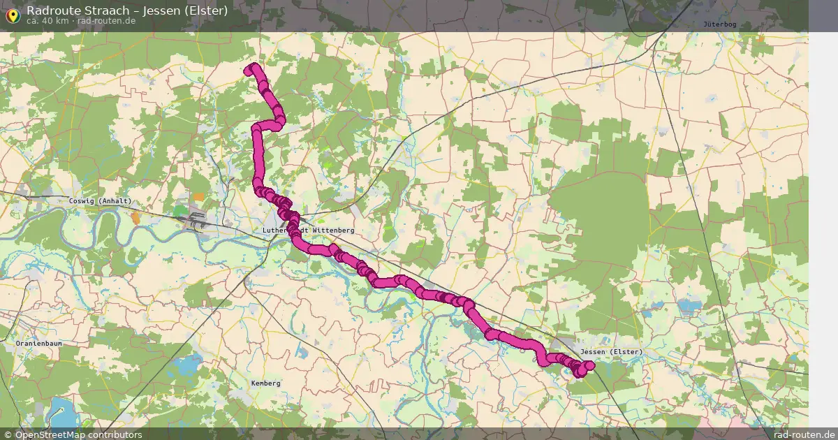 Radtour Straach – Jessen (Elster)