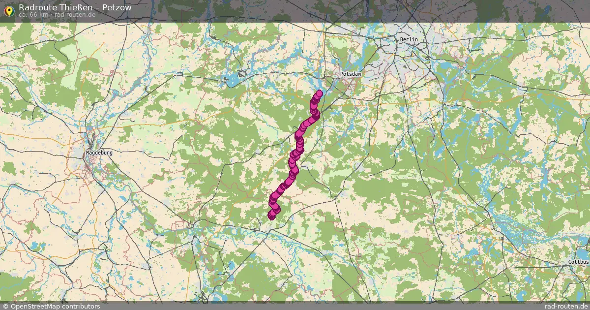 Radtour Thießen – Petzow