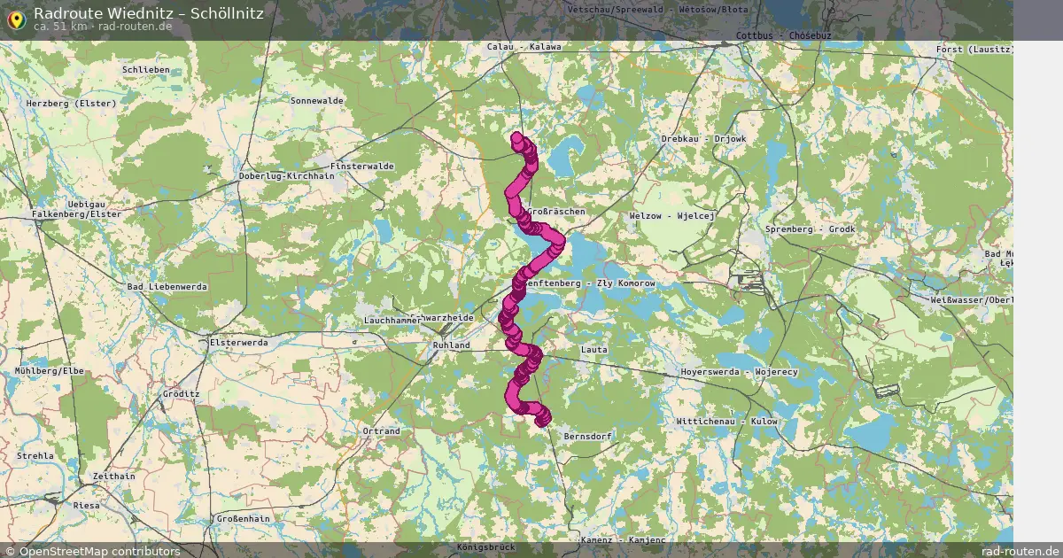 Radtour Wiednitz – Schöllnitz
