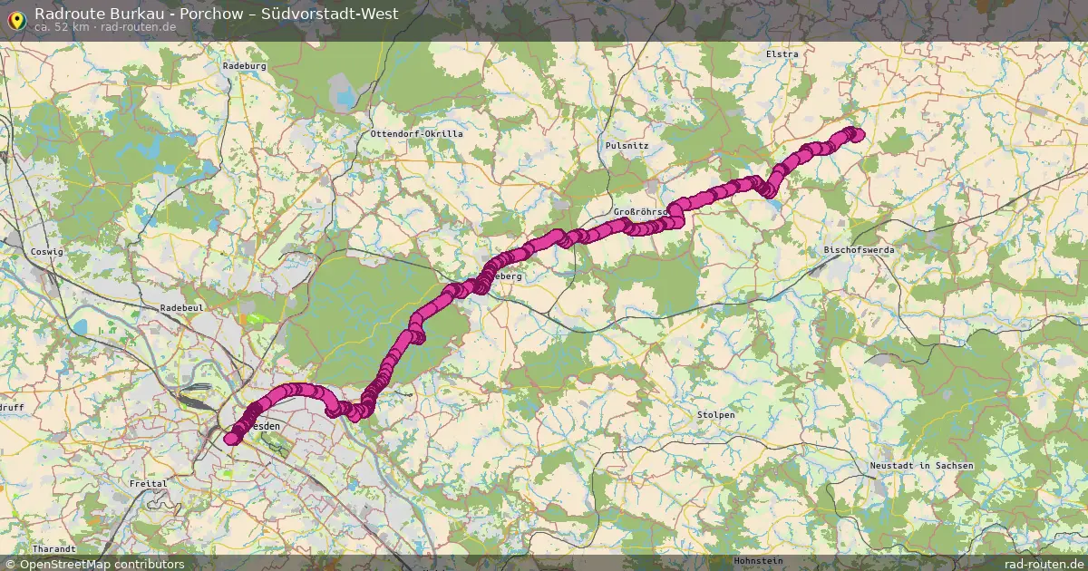 Radtour Burkau - Porchow – Südvorstadt-West