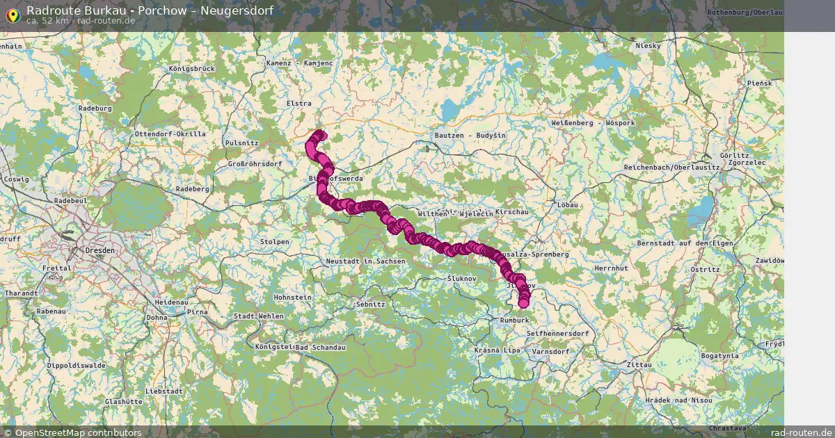 Radtour Burkau - Porchow – Neugersdorf
