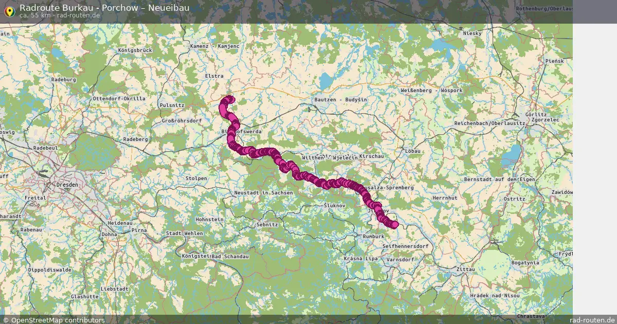 Radtour Burkau - Porchow – Neueibau