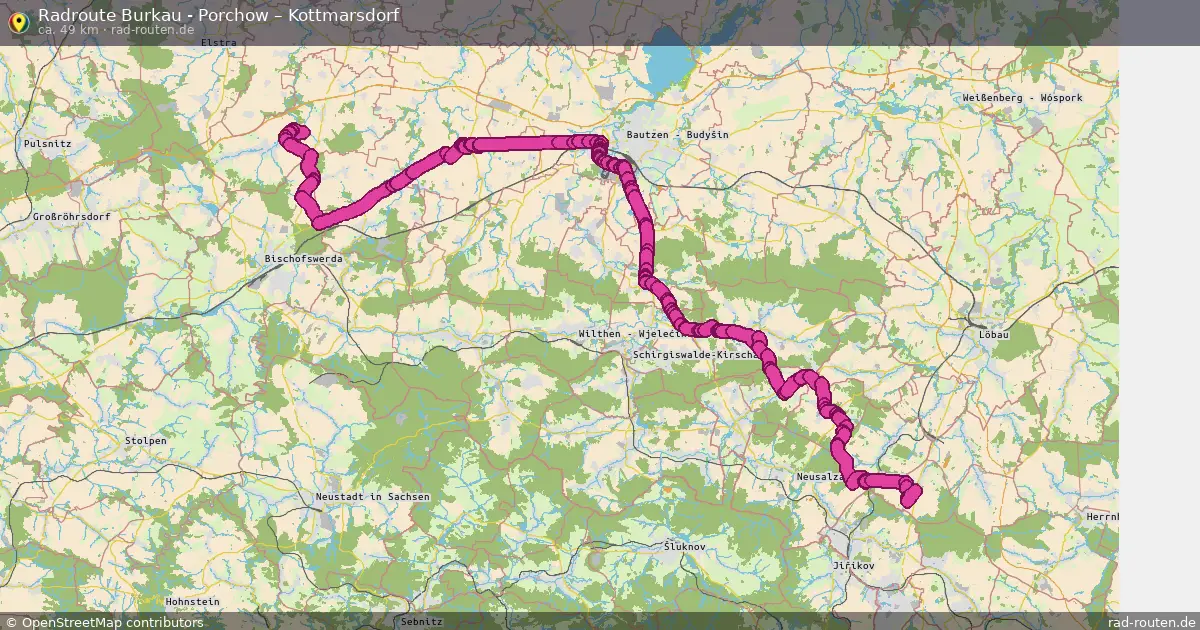 Radtour Burkau - Porchow – Kottmarsdorf
