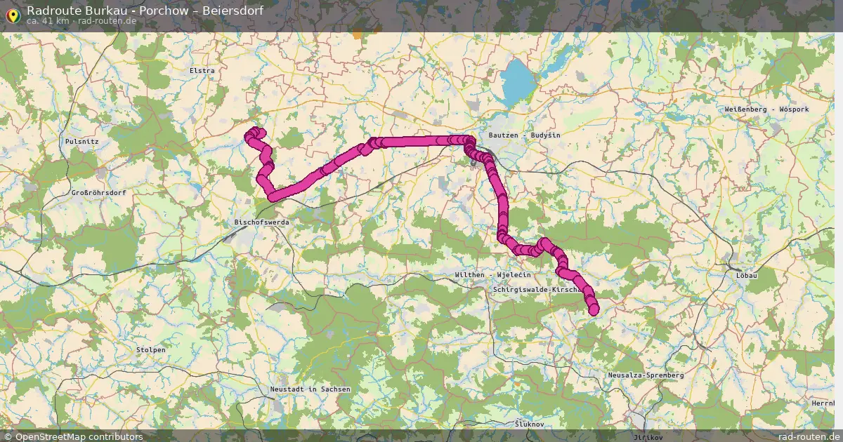 Radtour Burkau - Porchow – Beiersdorf