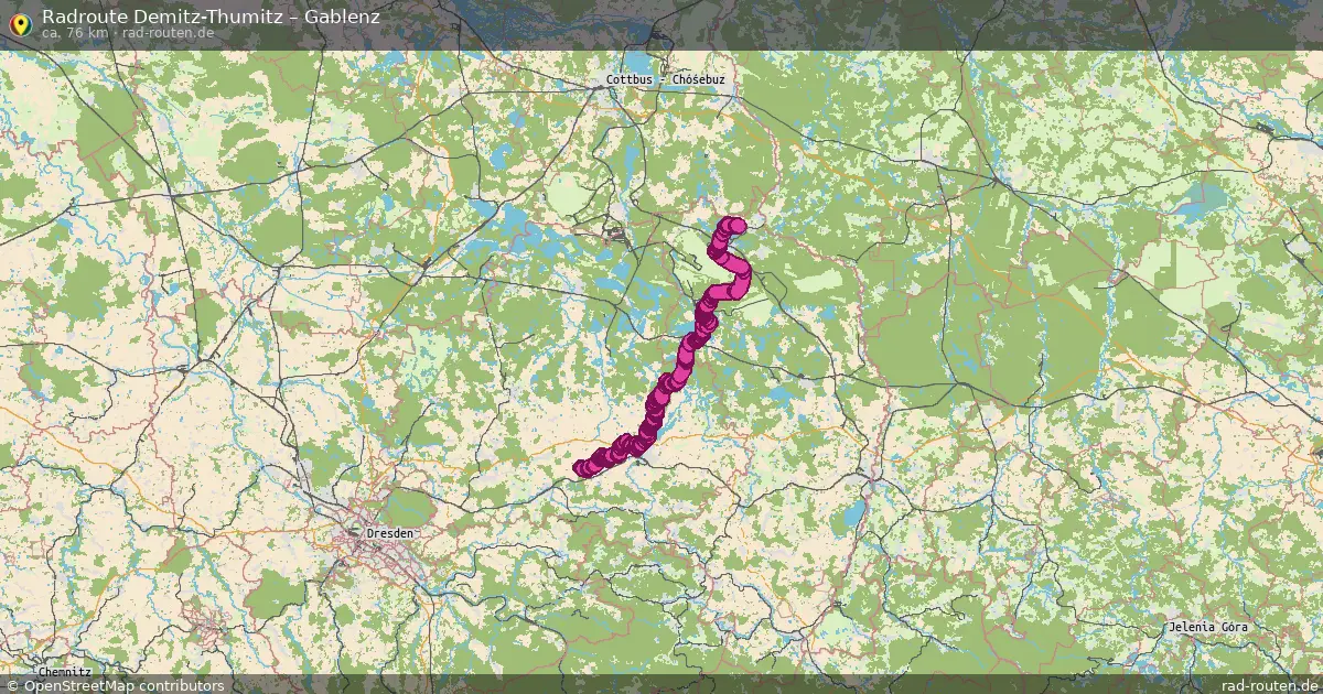 Radtour Demitz-Thumitz – Gablenz