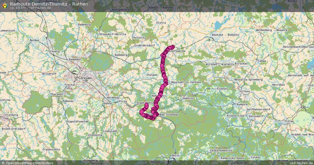 Radtour Demitz-Thumitz – Rathen