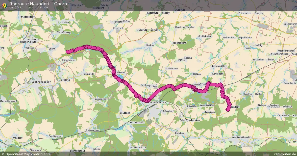 Radtour Naundorf – Ohorn