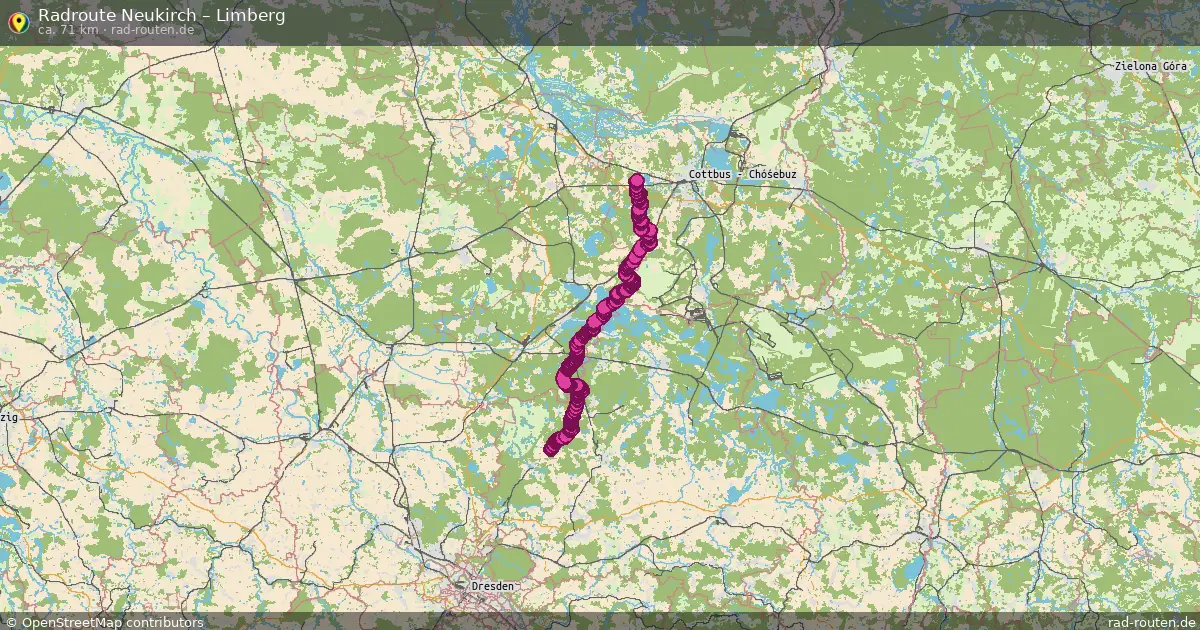 Fahrradroute Neukirch – Limberg (71 km) – Rad-Routen.de