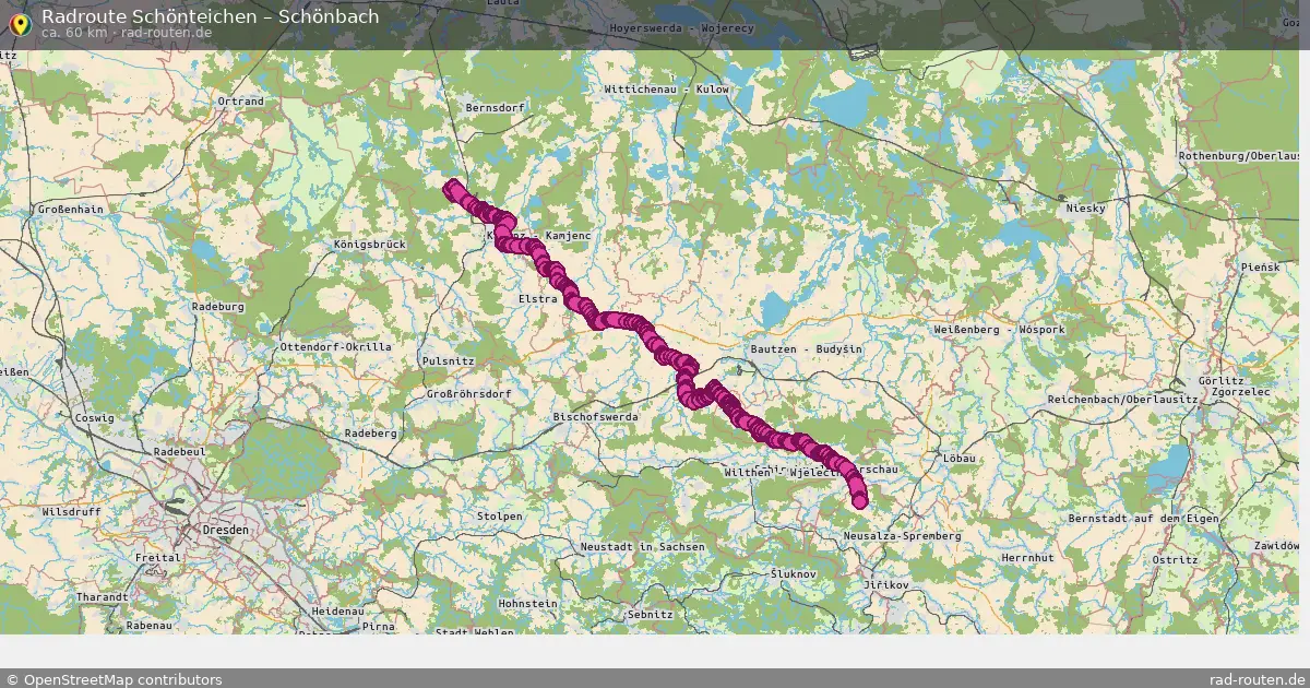 Radtour Schönteichen – Schönbach
