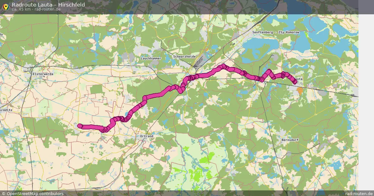 Radtour Lauta – Hirschfeld