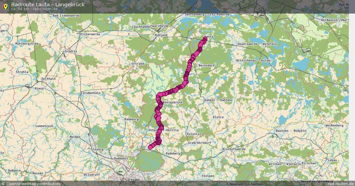 Radtour Lauta – Langebrück