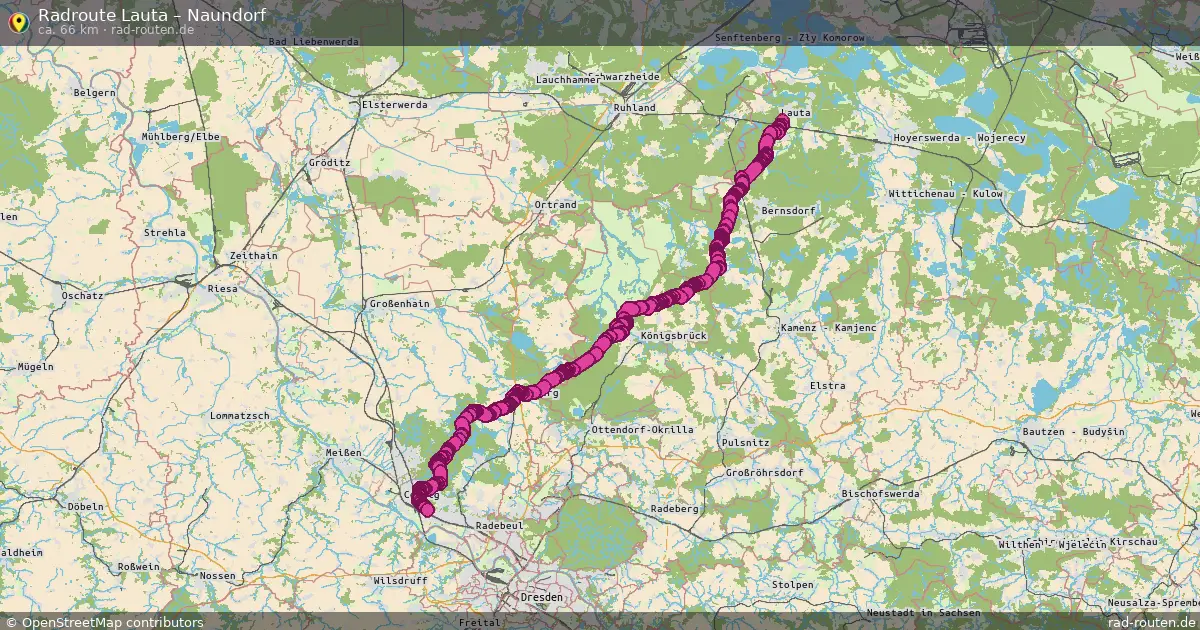 Radtour Lauta – Naundorf