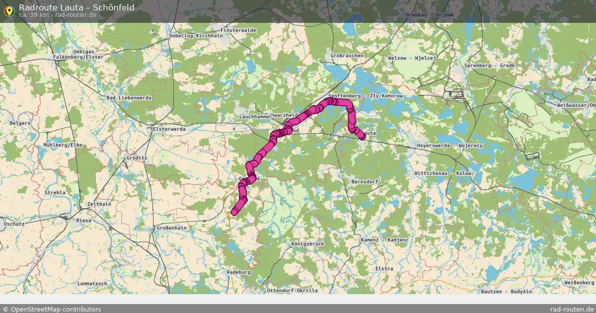 Radtour Lauta – Schönfeld