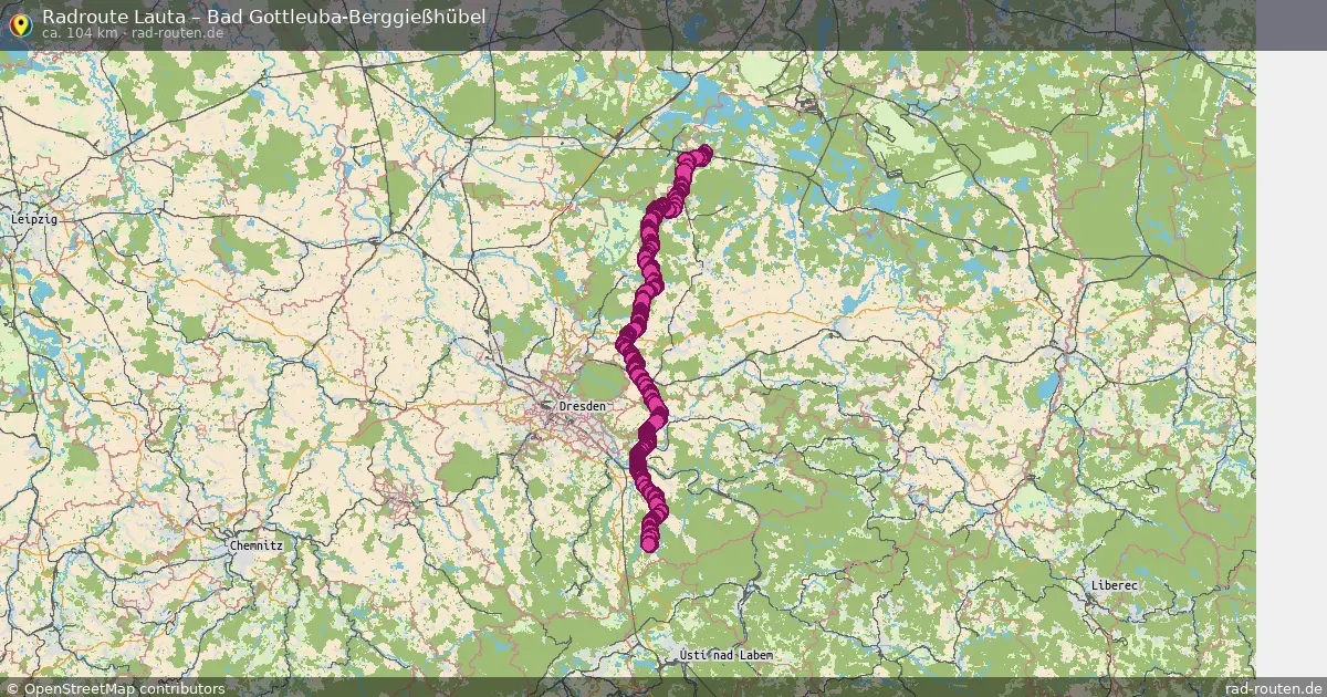 Radtour Lauta – Bad Gottleuba-Berggießhübel