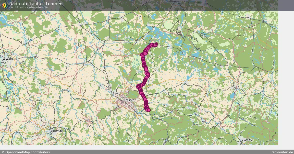 Radtour Lauta – Lohmen