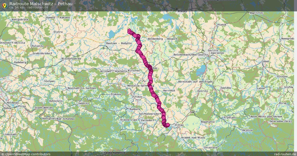 Radtour Malschwitz – Pethau