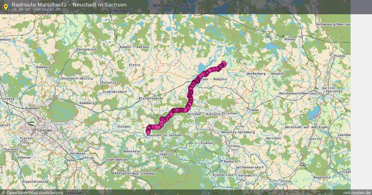 Radtour Malschwitz – Neustadt In Sachsen