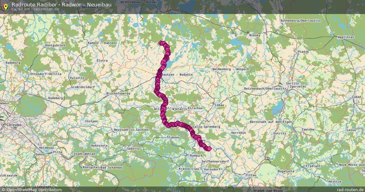 Radtour Radibor - Radwor – Neueibau