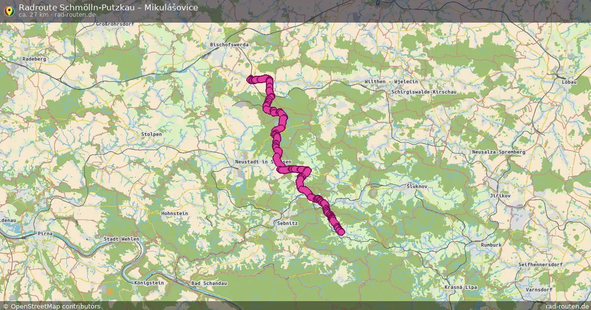 Radtour Schmölln-Putzkau – Mikulášovice