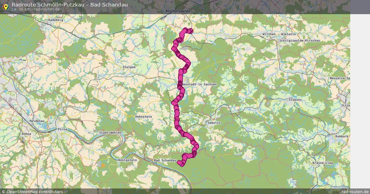 Radtour Schmölln-Putzkau – Bad Schandau