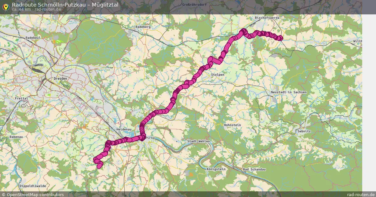 Radtour Schmölln-Putzkau – Müglitztal