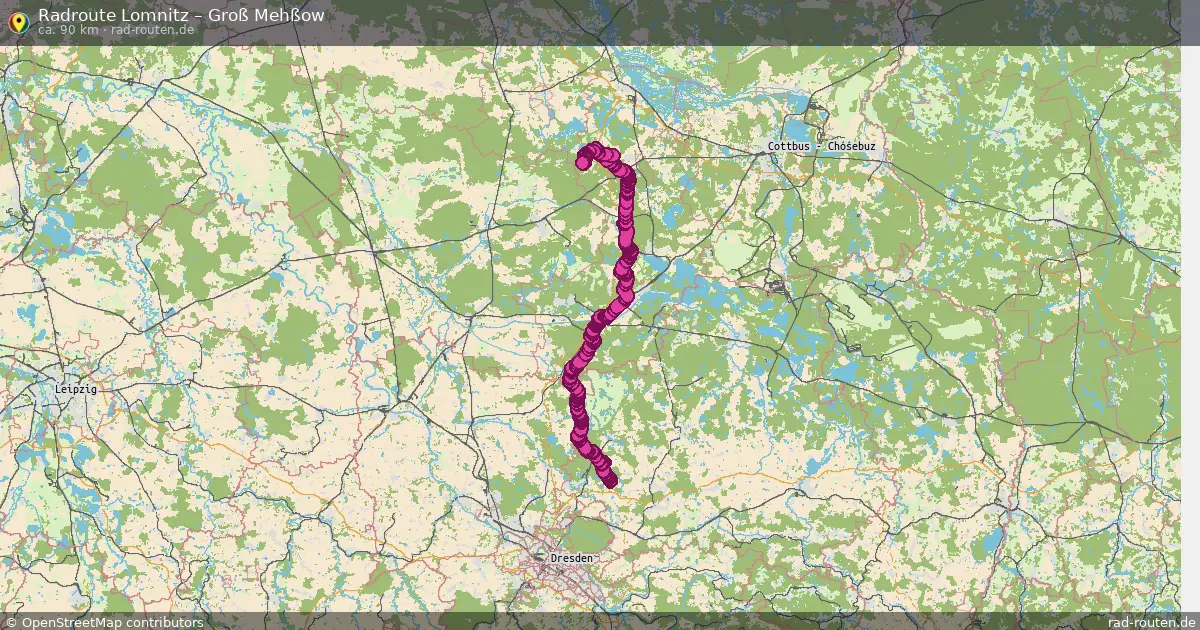 Radtour Lomnitz – Groß Mehßow