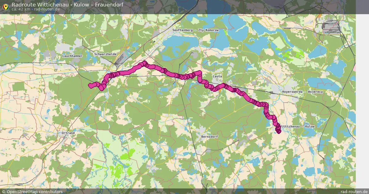 Radtour Wittichenau - Kulow – Frauendorf