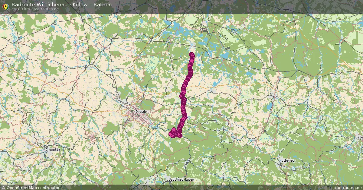 Radtour Wittichenau - Kulow – Rathen