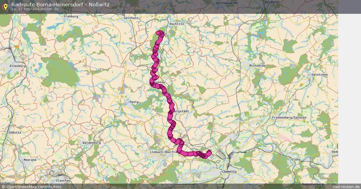 Radtour Borna-Heinersdorf – Noßwitz