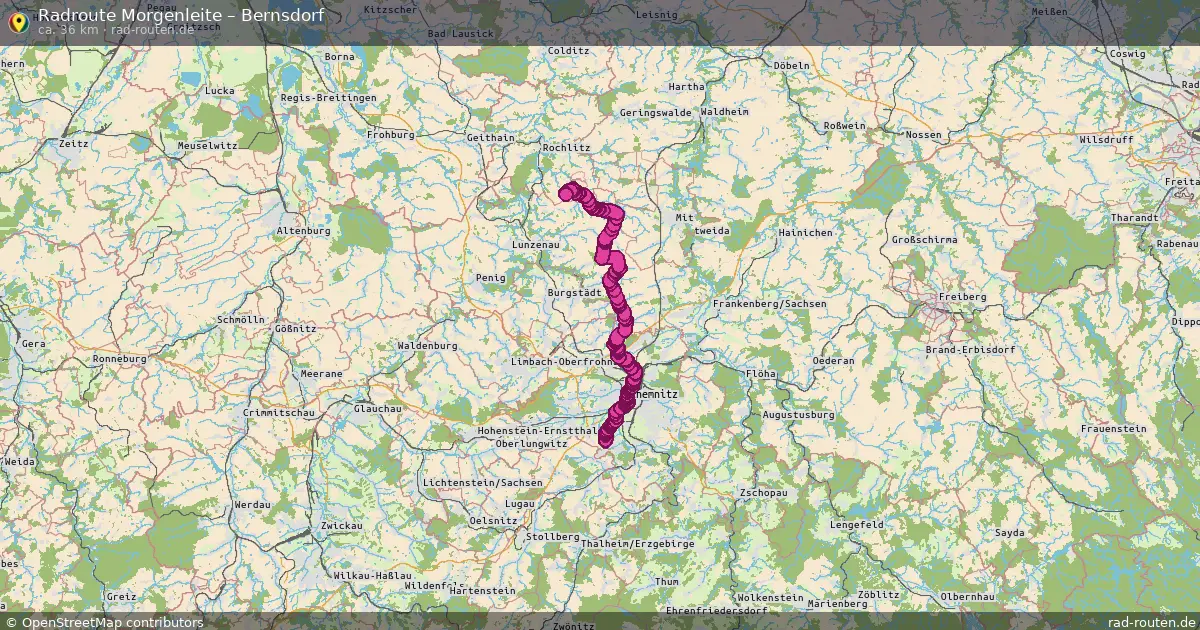 Radtour Morgenleite – Bernsdorf