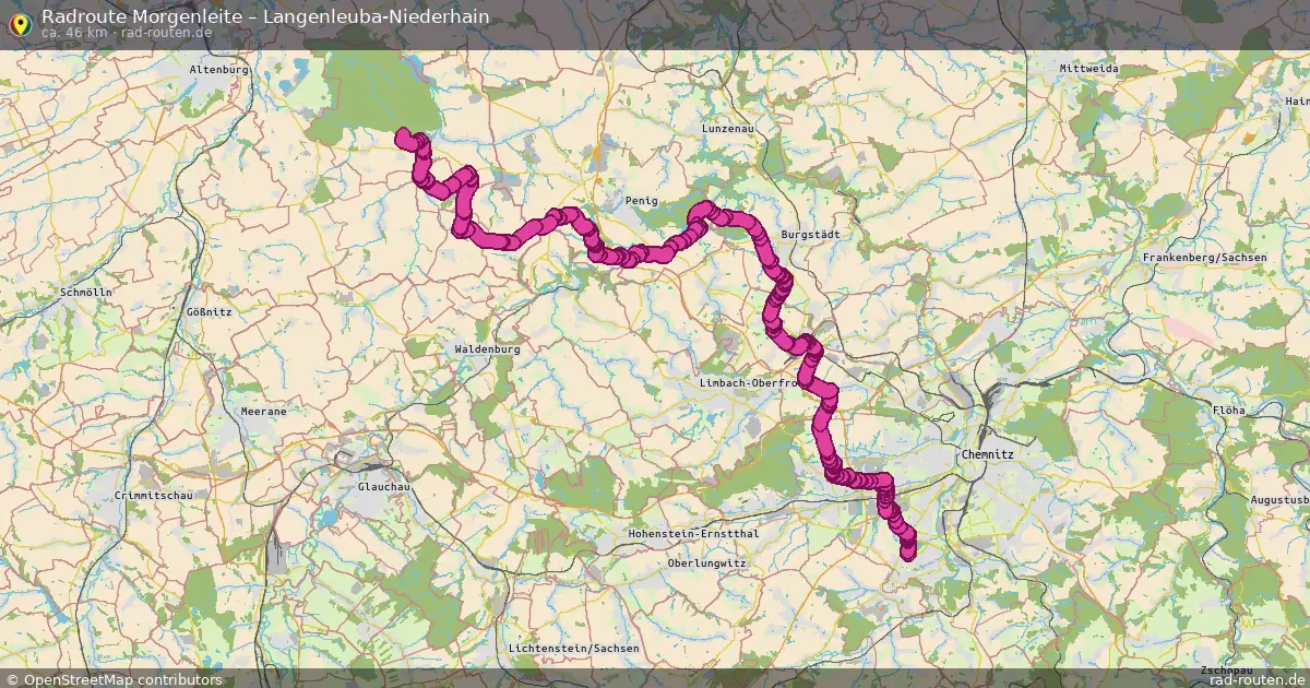 Radtour Morgenleite – Langenleuba-Niederhain