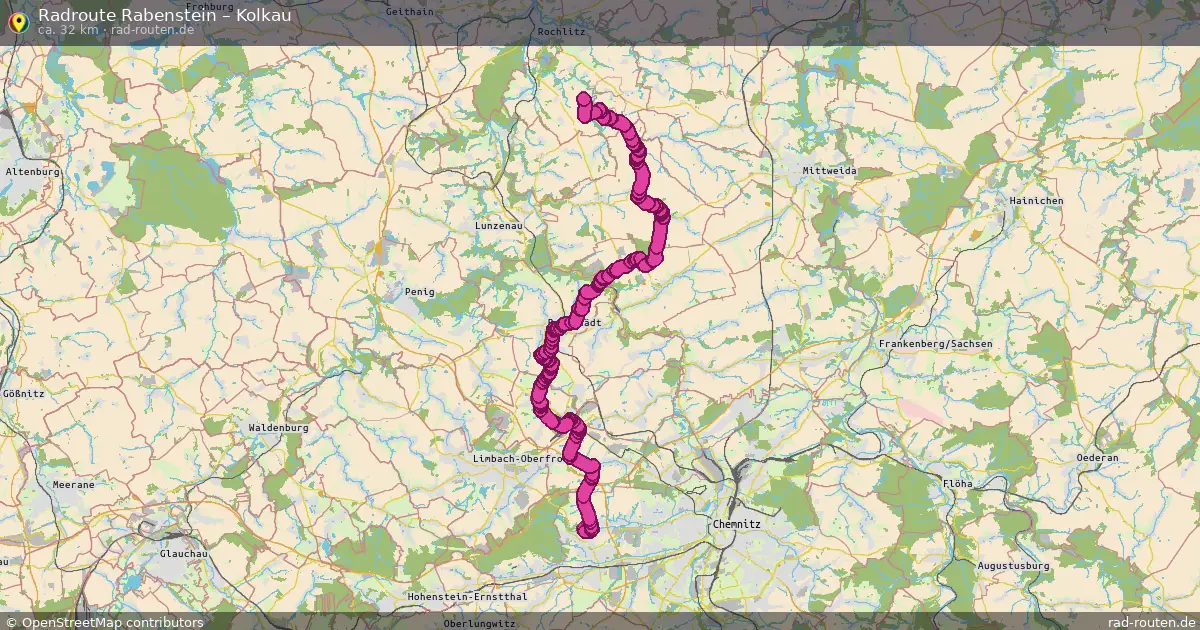 Radtour Rabenstein – Kolkau