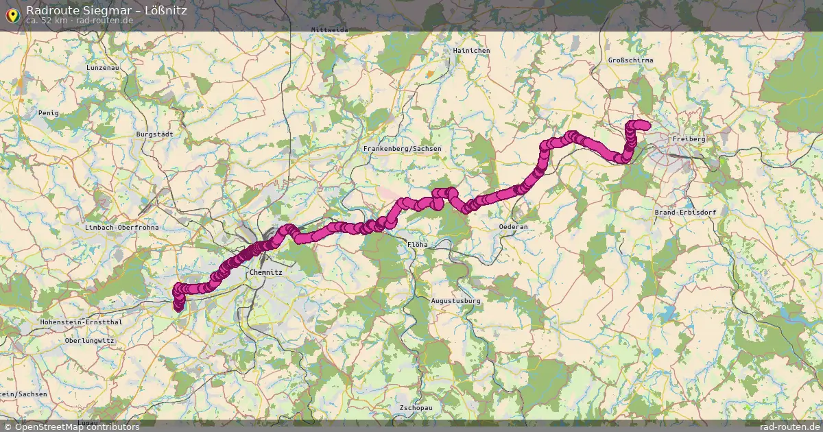Radtour Siegmar – Lößnitz