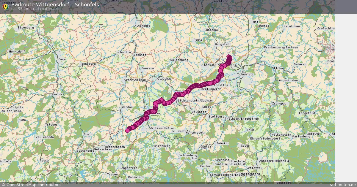Radtour Wittgensdorf – Schönfels
